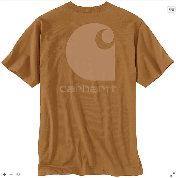 106149 RELAXED FIT HEAVYWEIGHT SHORT-SLEEVE POCKET C GRAPHIC T-SHIRT