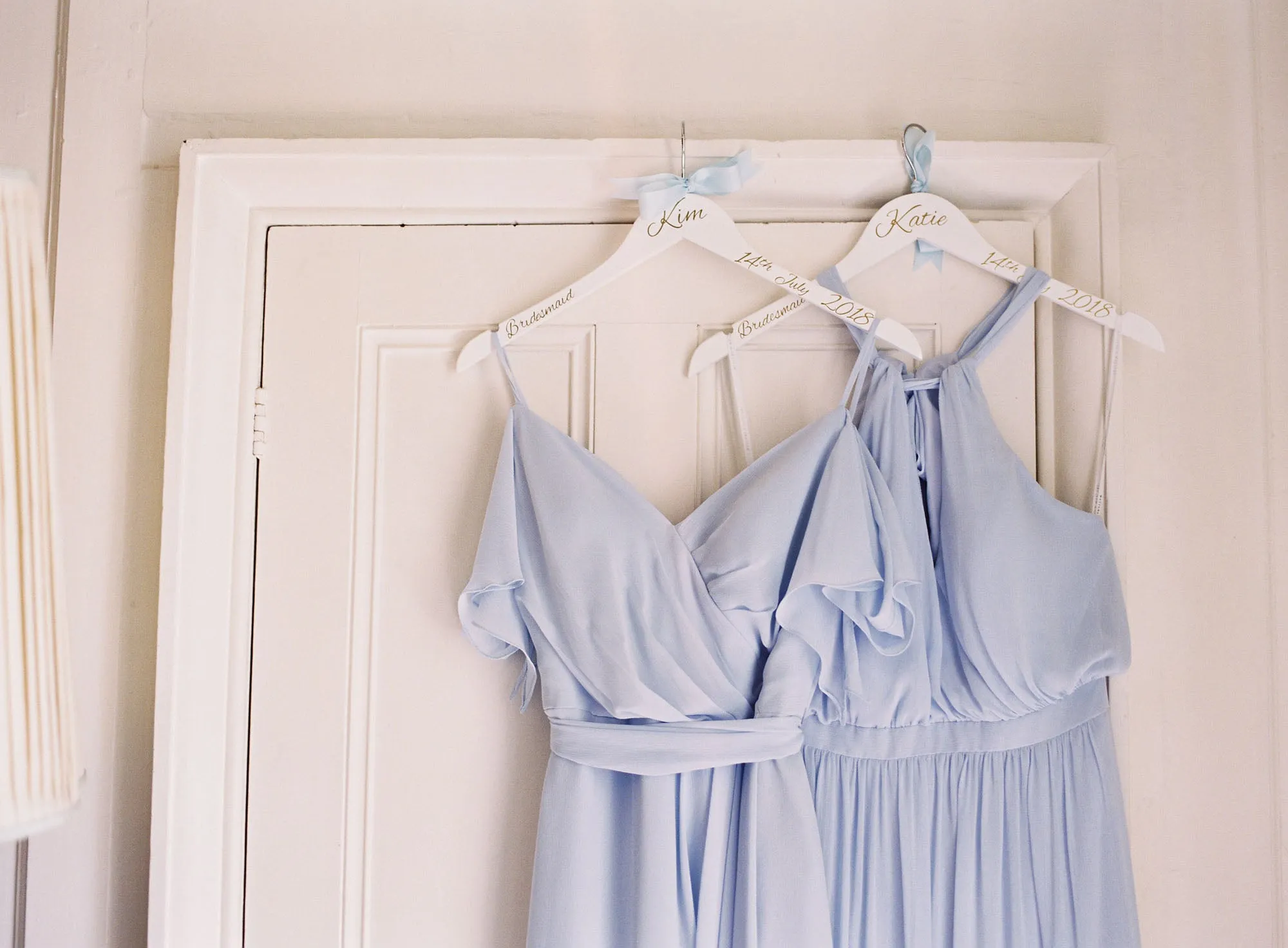 A-line Floor-length Straps Long Chiffon Bridesmaid Dresses, BD0606