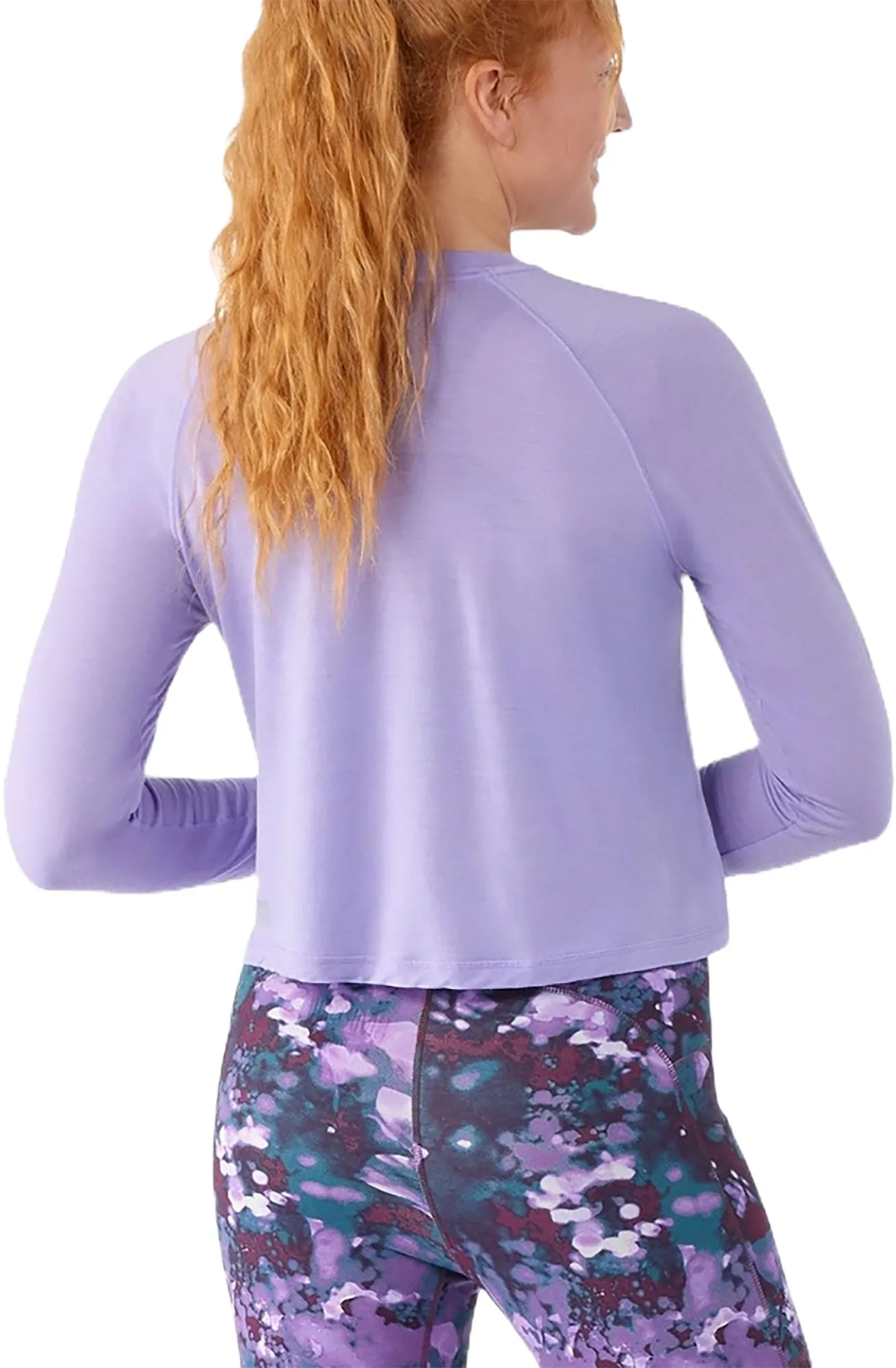 Active Crop Long Sleeve Tee - Women's|-|T-shirt court à manches longues Active - Femme