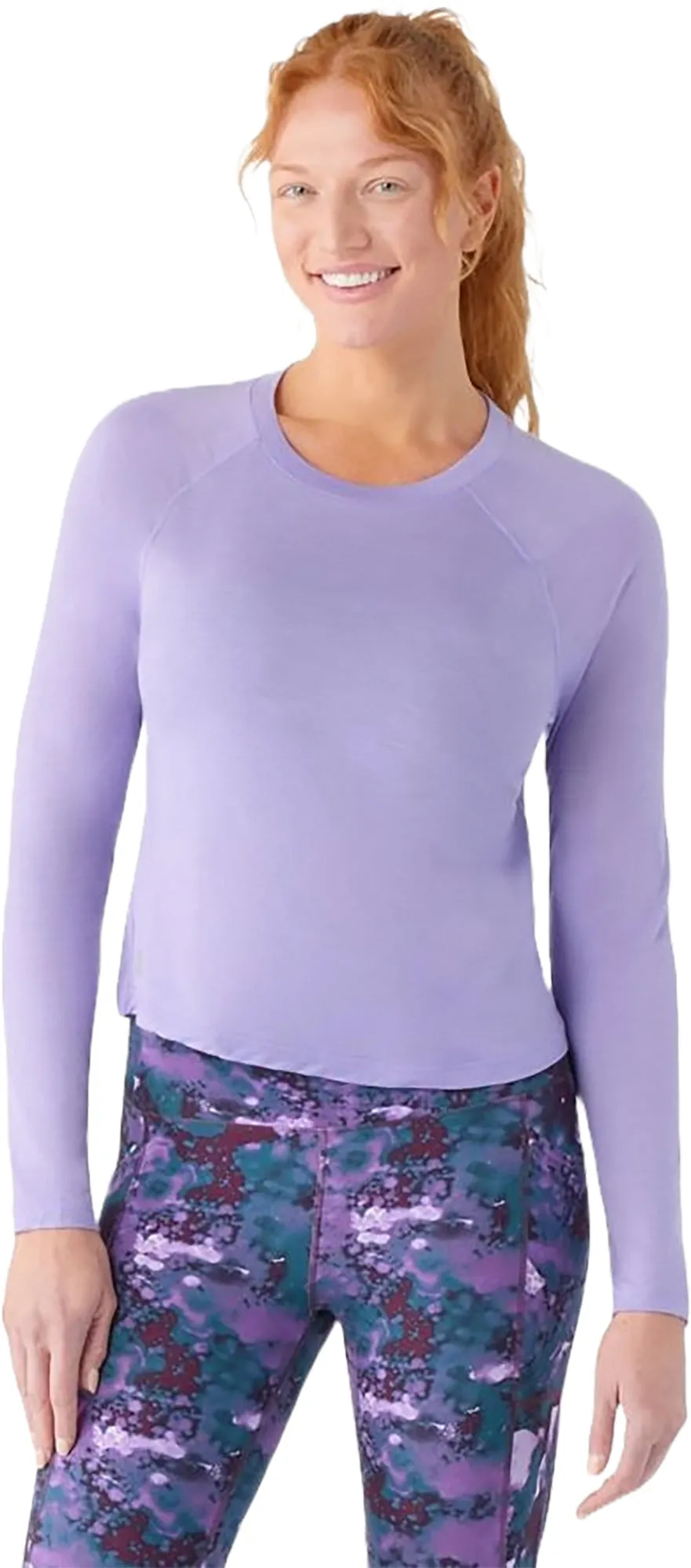 Active Crop Long Sleeve Tee - Women's|-|T-shirt court à manches longues Active - Femme