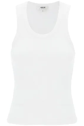 AGOLDE poppy ribbed tank top