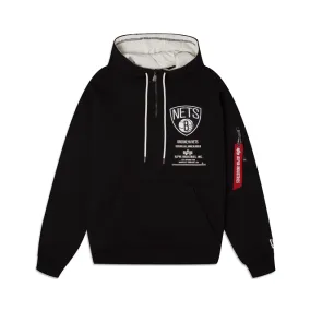 Alpha Industries X Brooklyn Nets Zipper Hoodie