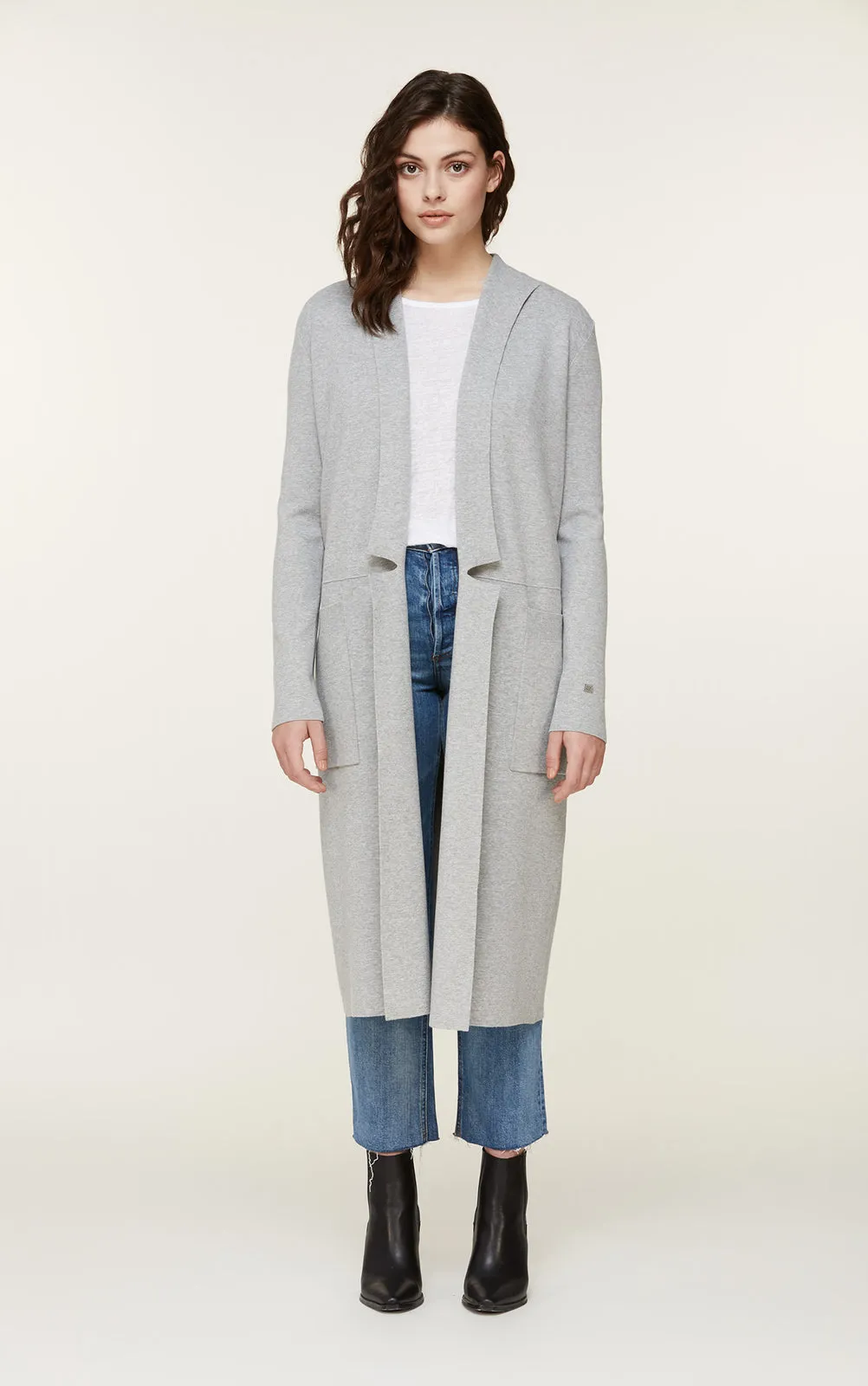 Annabella-N Long Knit Coatigan - Women's|-|Manteau cardigan long en tricot Annabella-N - Femme
