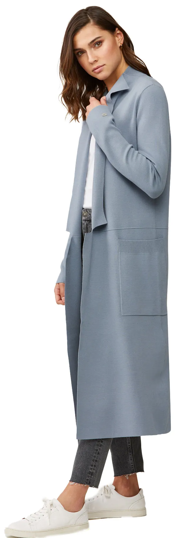 Annabella-N Long Knit Coatigan - Women's|-|Manteau cardigan long en tricot Annabella-N - Femme