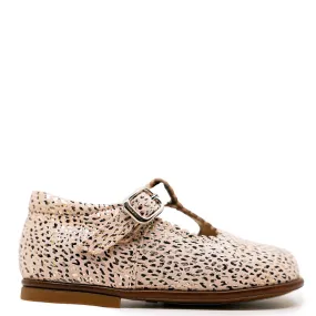 Beberlis Nude Leopard Baby Shoe