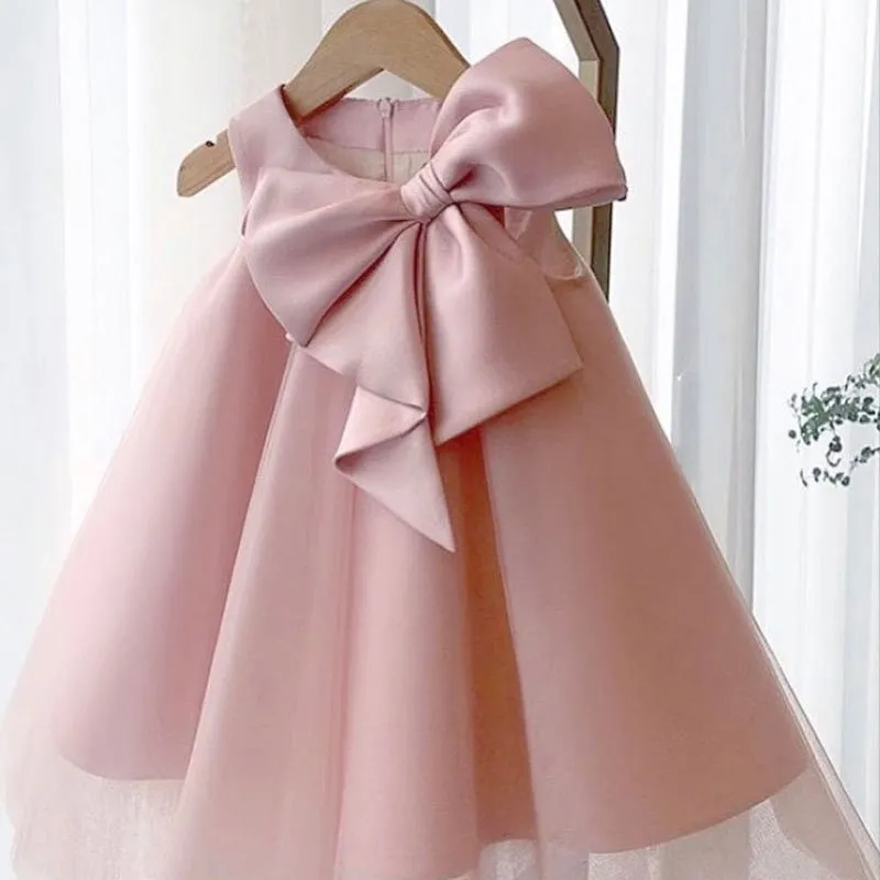 Big Bow Baby Girl Dress