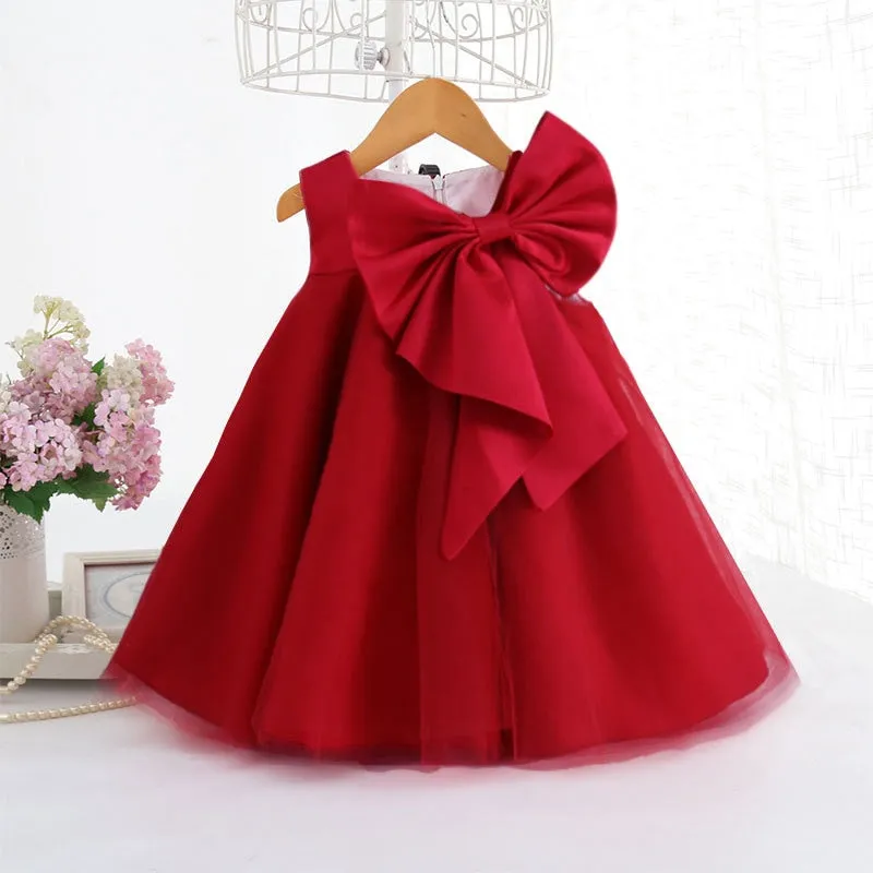 Big Bow Baby Girl Dress