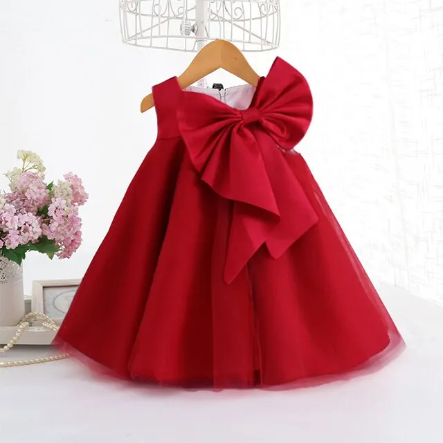 Big Bow Baby Girl Dress