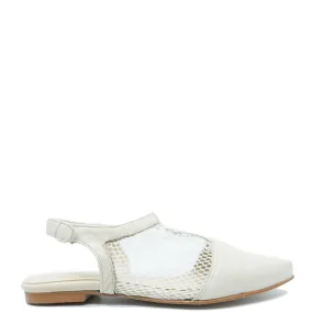 Blublonc Ivory Mesh Mule