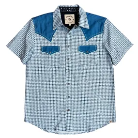 Blue Diamond Short Sleeve Performance Western Shirt
