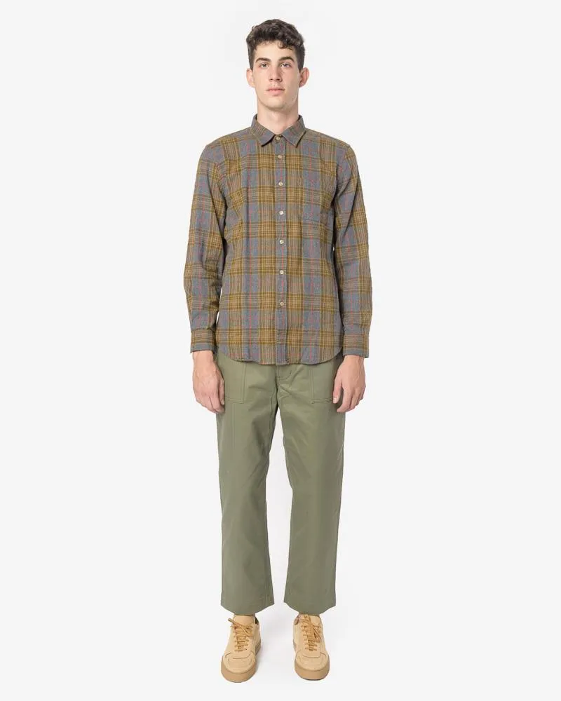 Cabeco Shirt in Plaid Brown/Grey