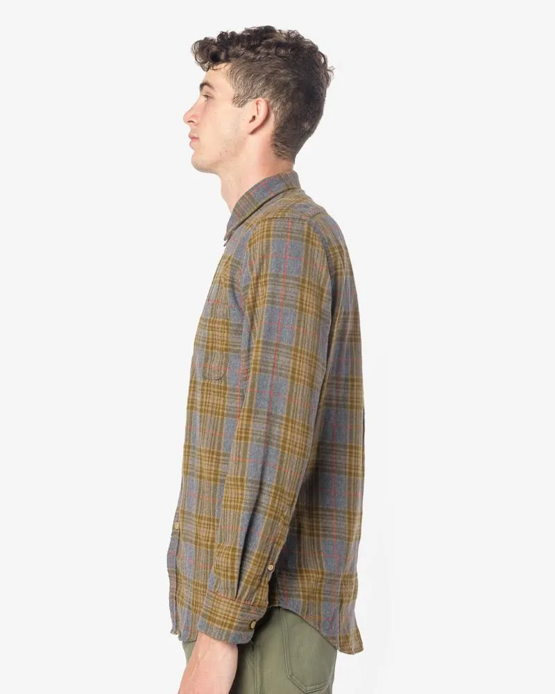 Cabeco Shirt in Plaid Brown/Grey