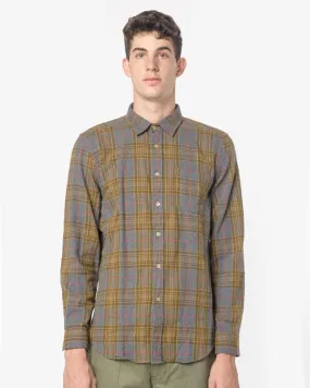Cabeco Shirt in Plaid Brown/Grey