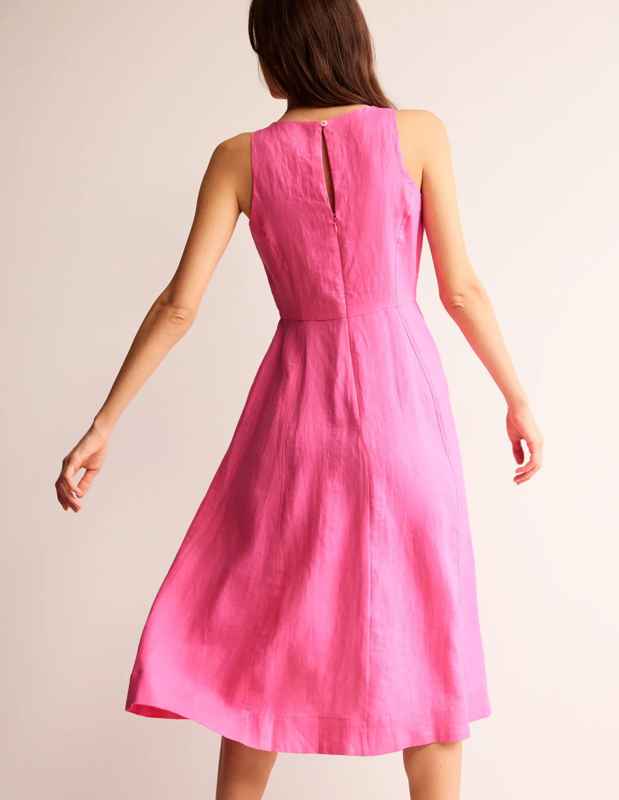 Carla Linen Midi Dress