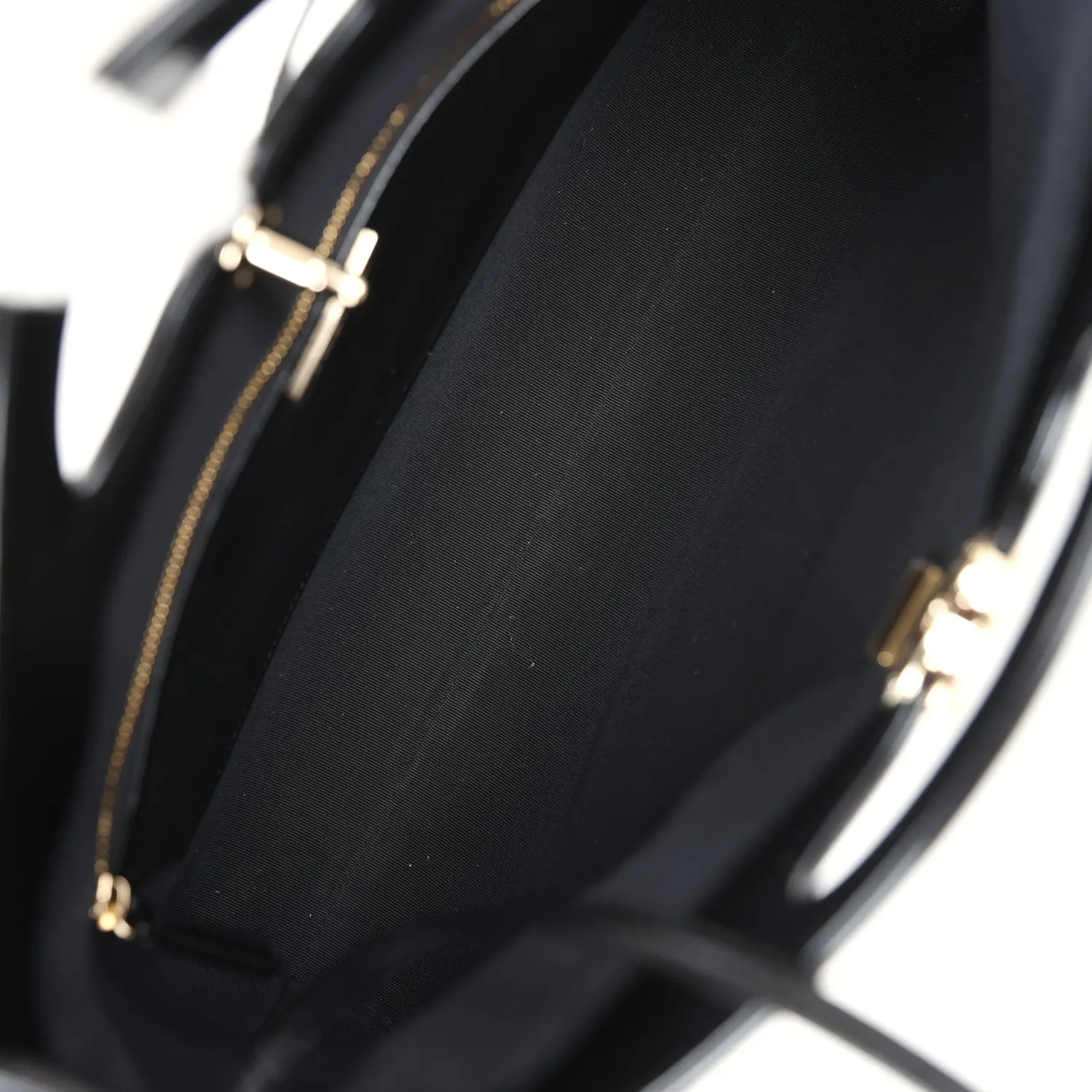 Chanel Large 31 Shopper Black Shiny Lambskin Light Gold Hardware