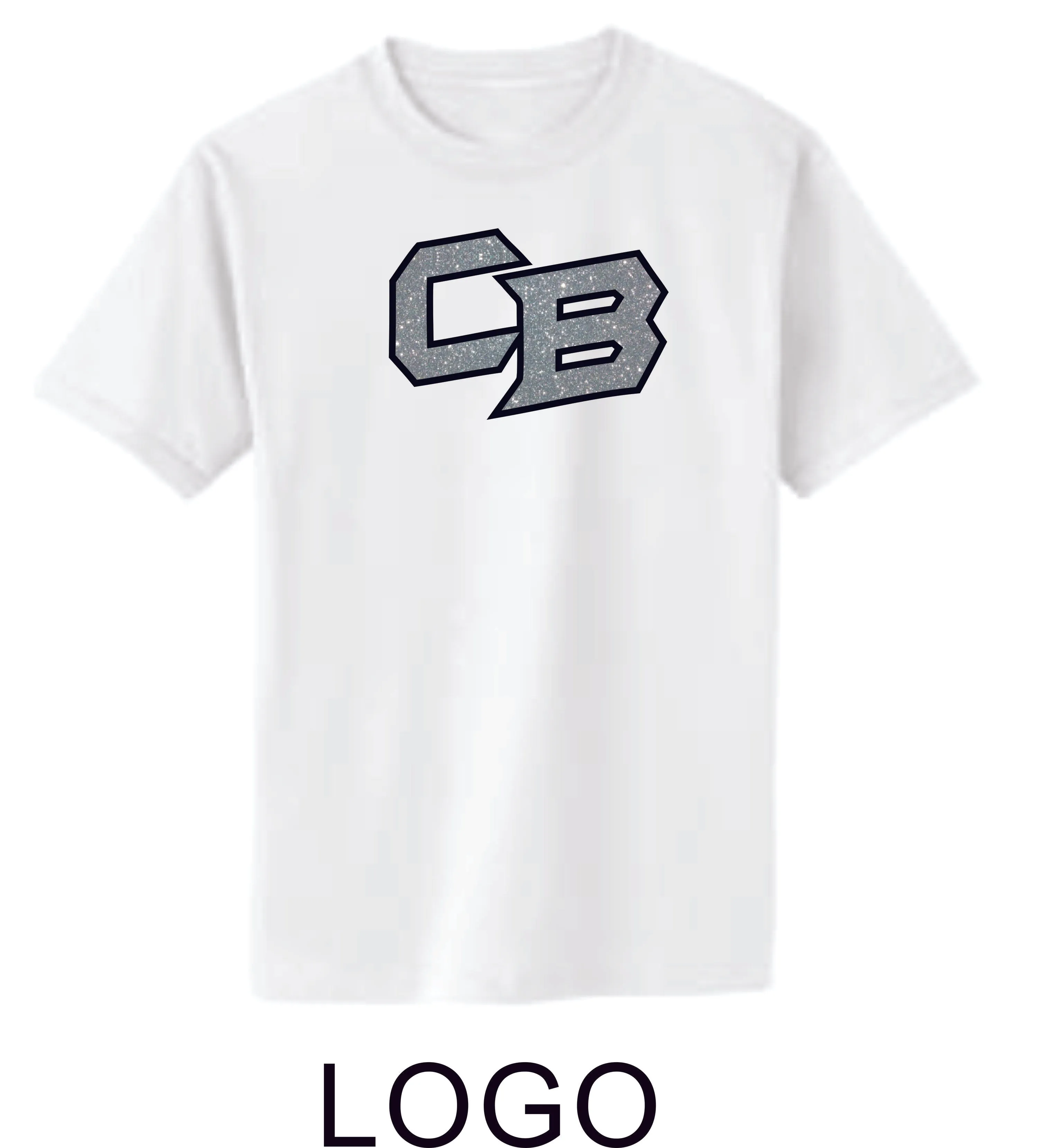 CO Baseball Basic Logo Tee- Matte or Glitter