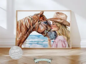 Coastal Cowgirl Print - 003