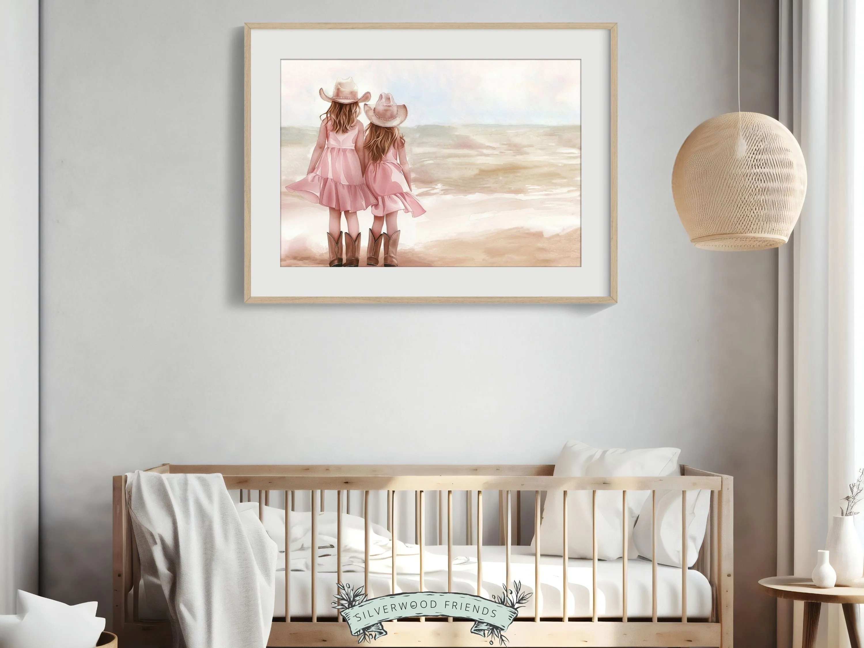 Coastal Cowgirl Sisters Print