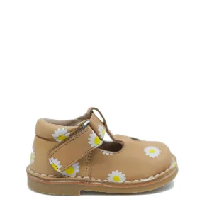 Confetti Nude Sunflower T-Strap Baby Shoe