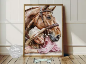 Cowgirl Horse Print - 005