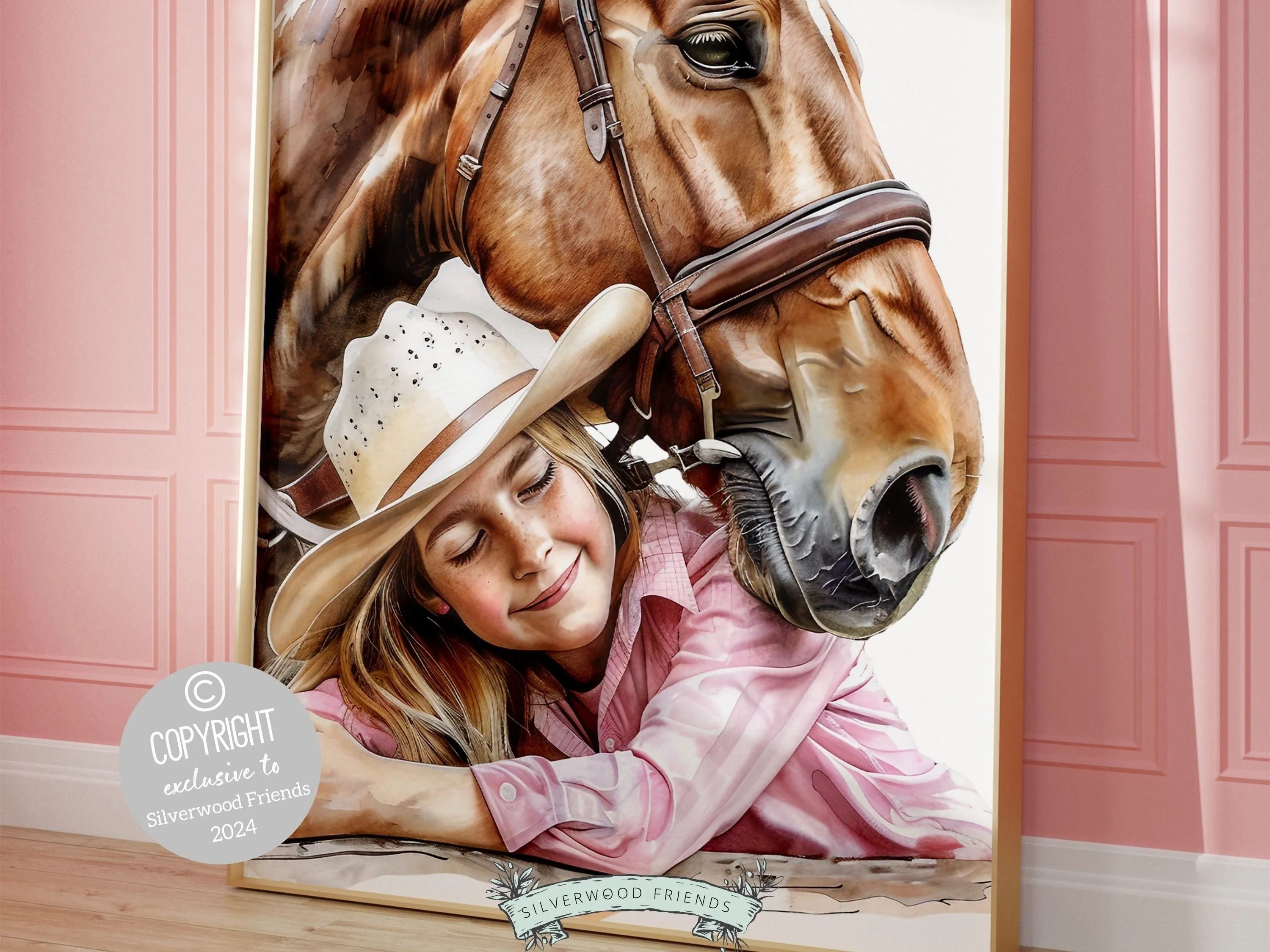 Cowgirl Horse Print - 005