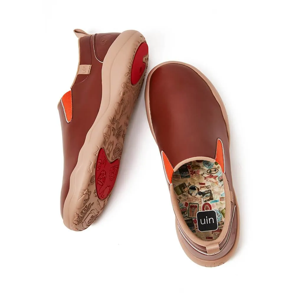 Cuenca Burgundy Split Leather Women