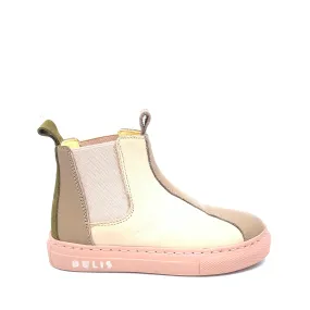 Dulis Nude Leather Bootie