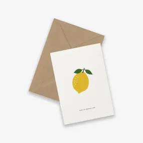 GREETING CARD // LEMON