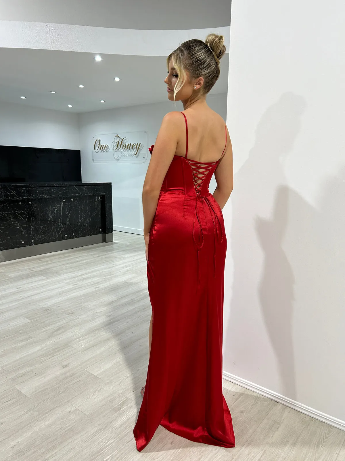 High Side Slit Girl Prom Dresses, Mermaid Newest Long Prom Dresses, Wedding Party Dresses
