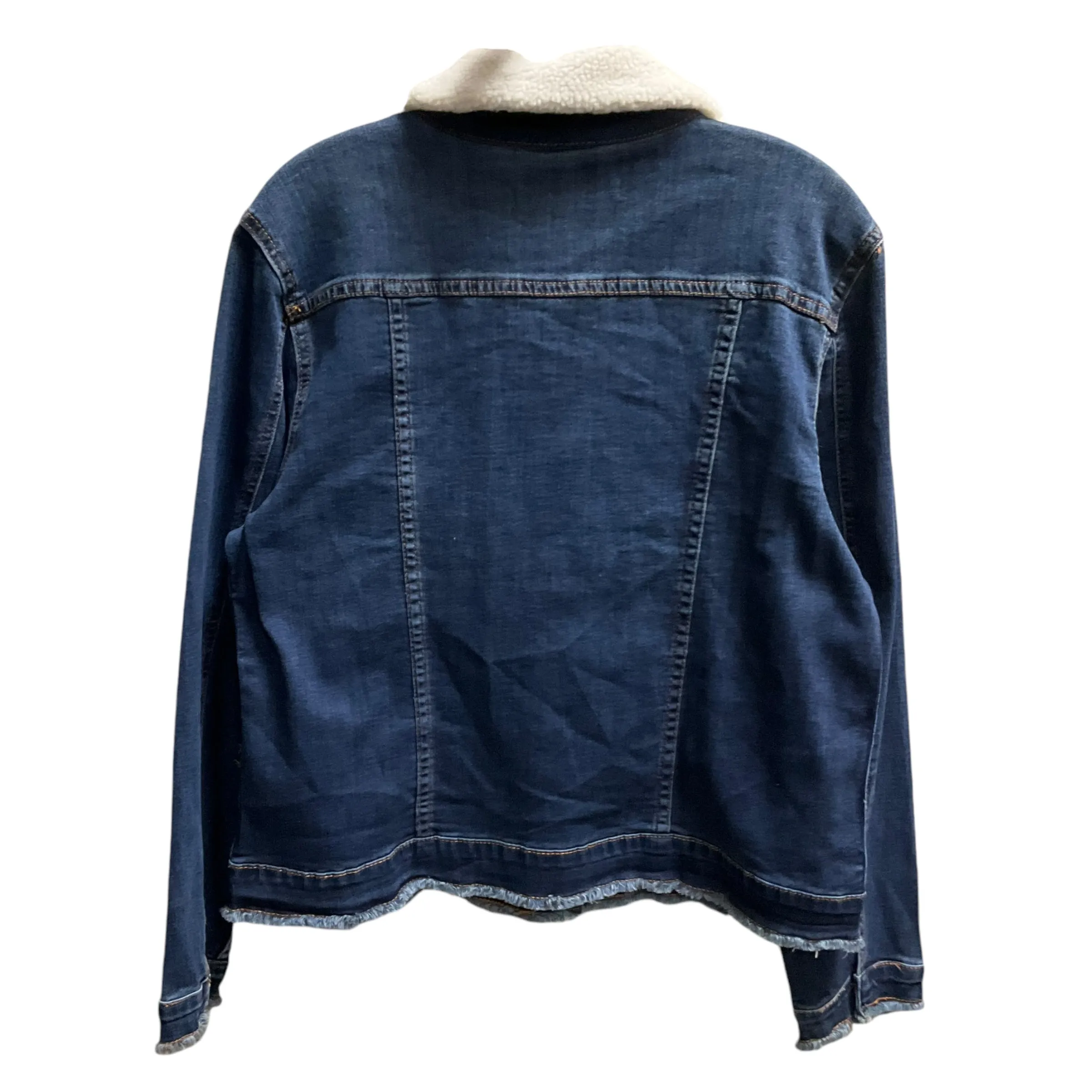 Jacket Denim By Max Jeans In Blue denim, Size: L