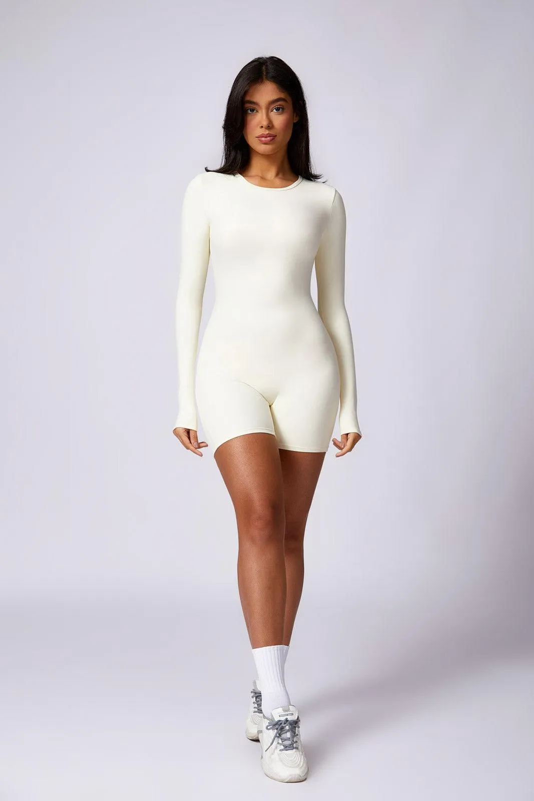 Kennedy Romper - Porcelain White (FINAL SALE)
