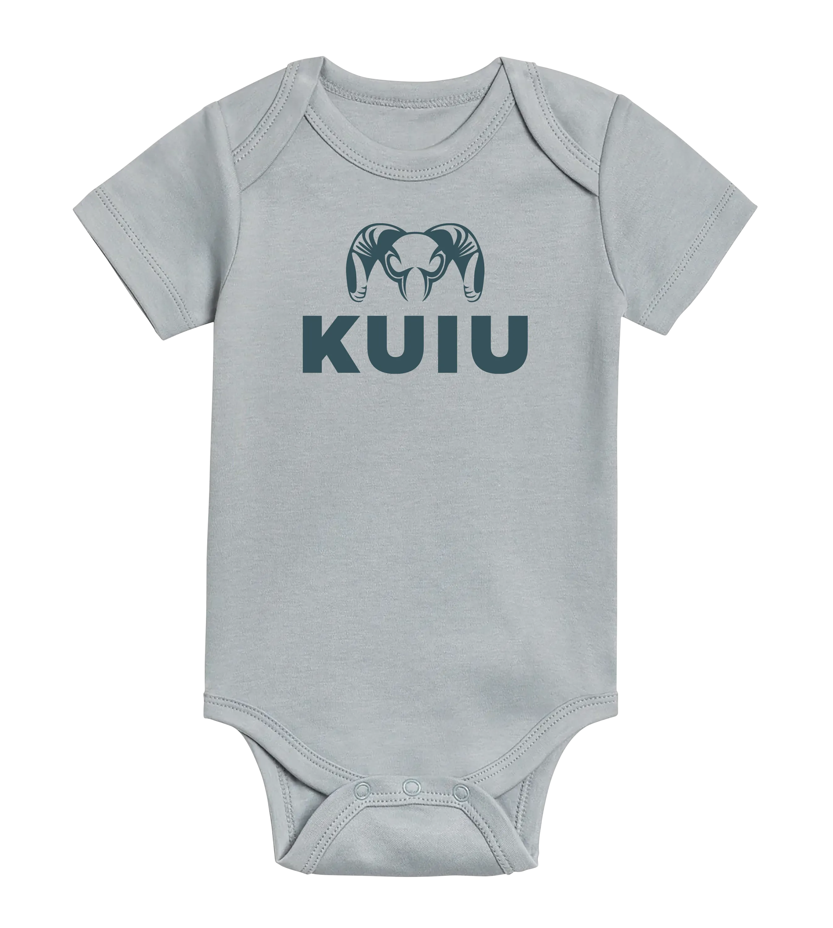 KUIU Stacked Logo Baby One-Piece | Mist