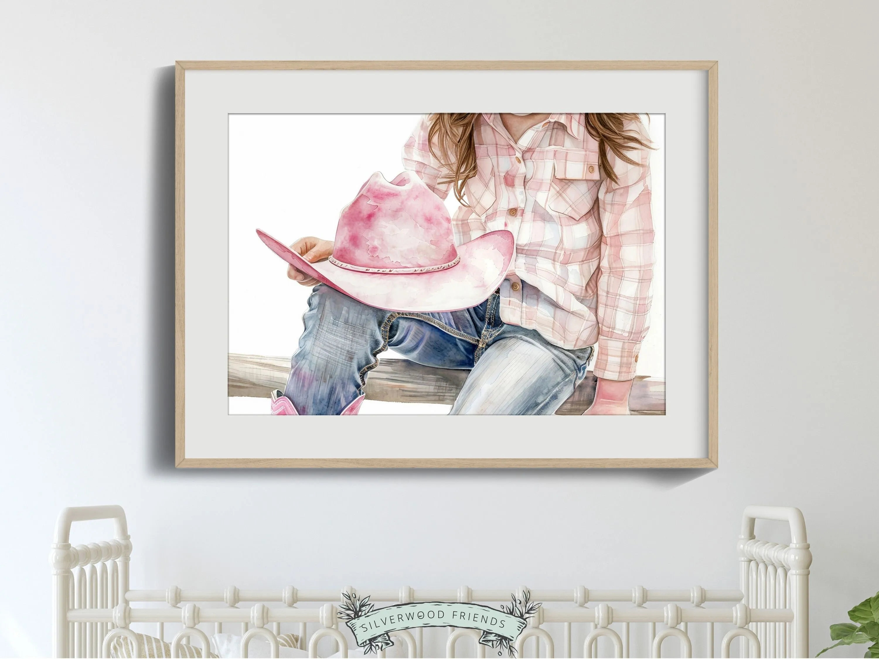 Little Cowgirl Nursery Print - 001