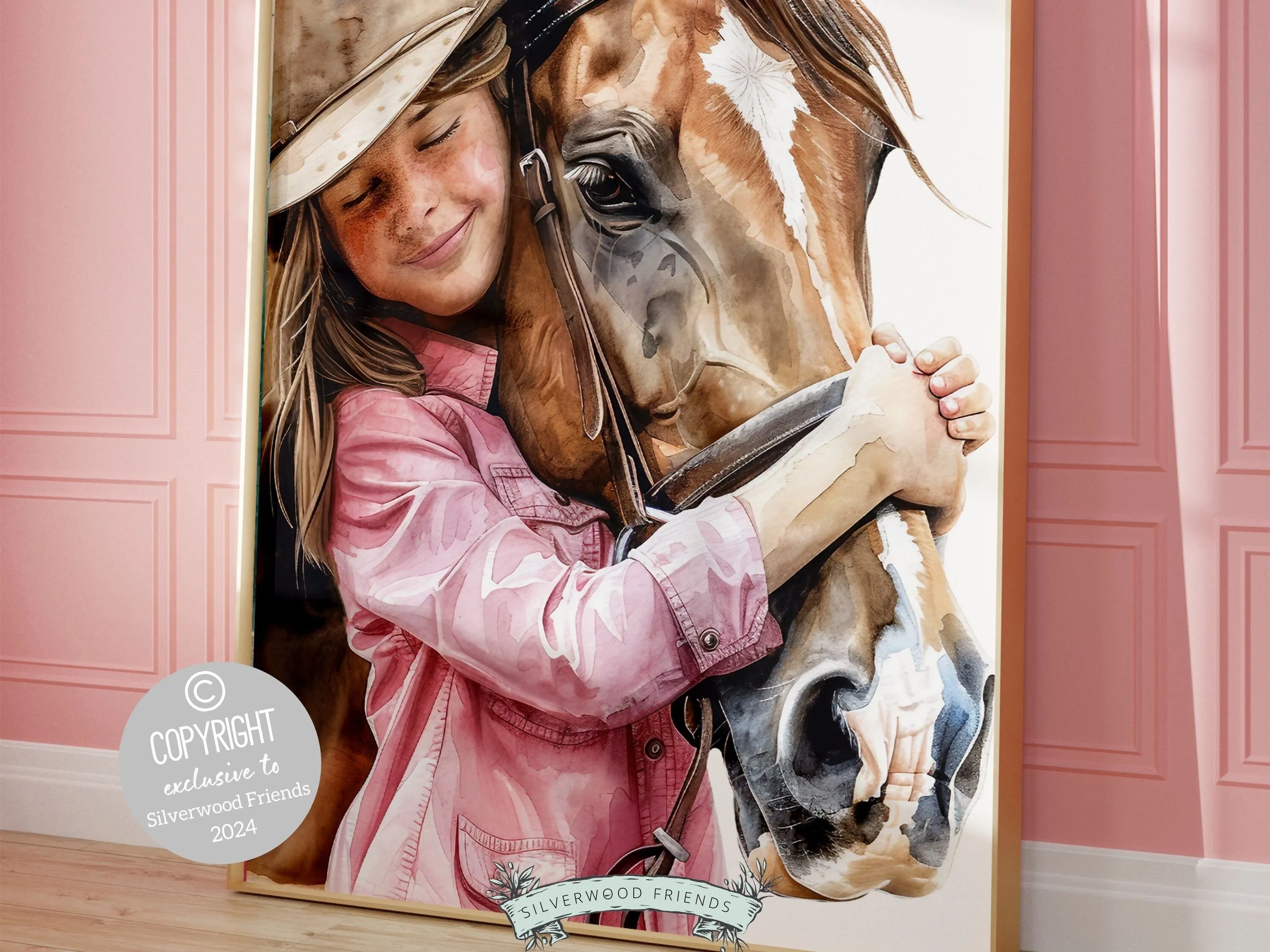 Little Cowgirl Nursery Print - 005
