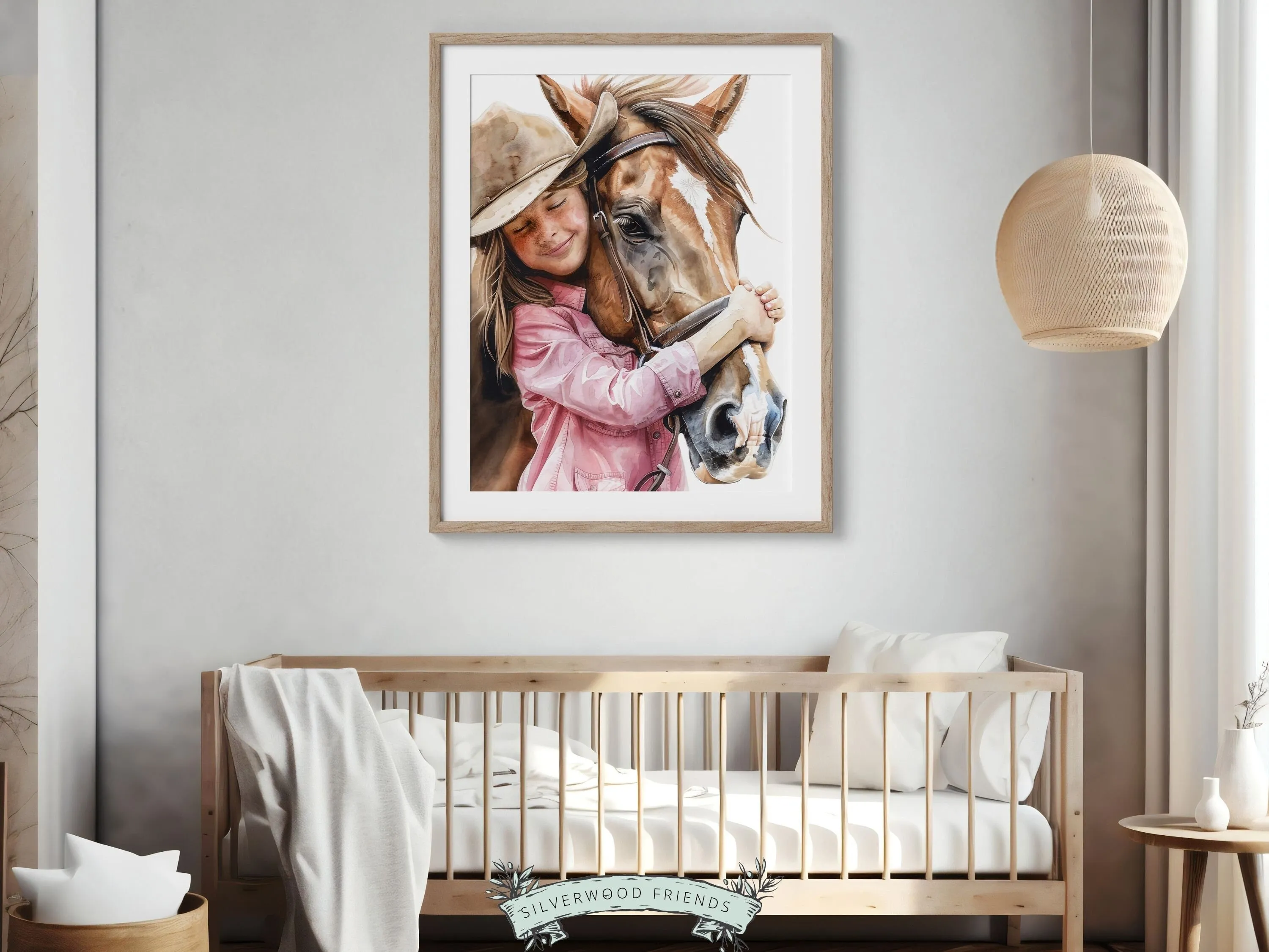 Little Cowgirl Nursery Print - 005