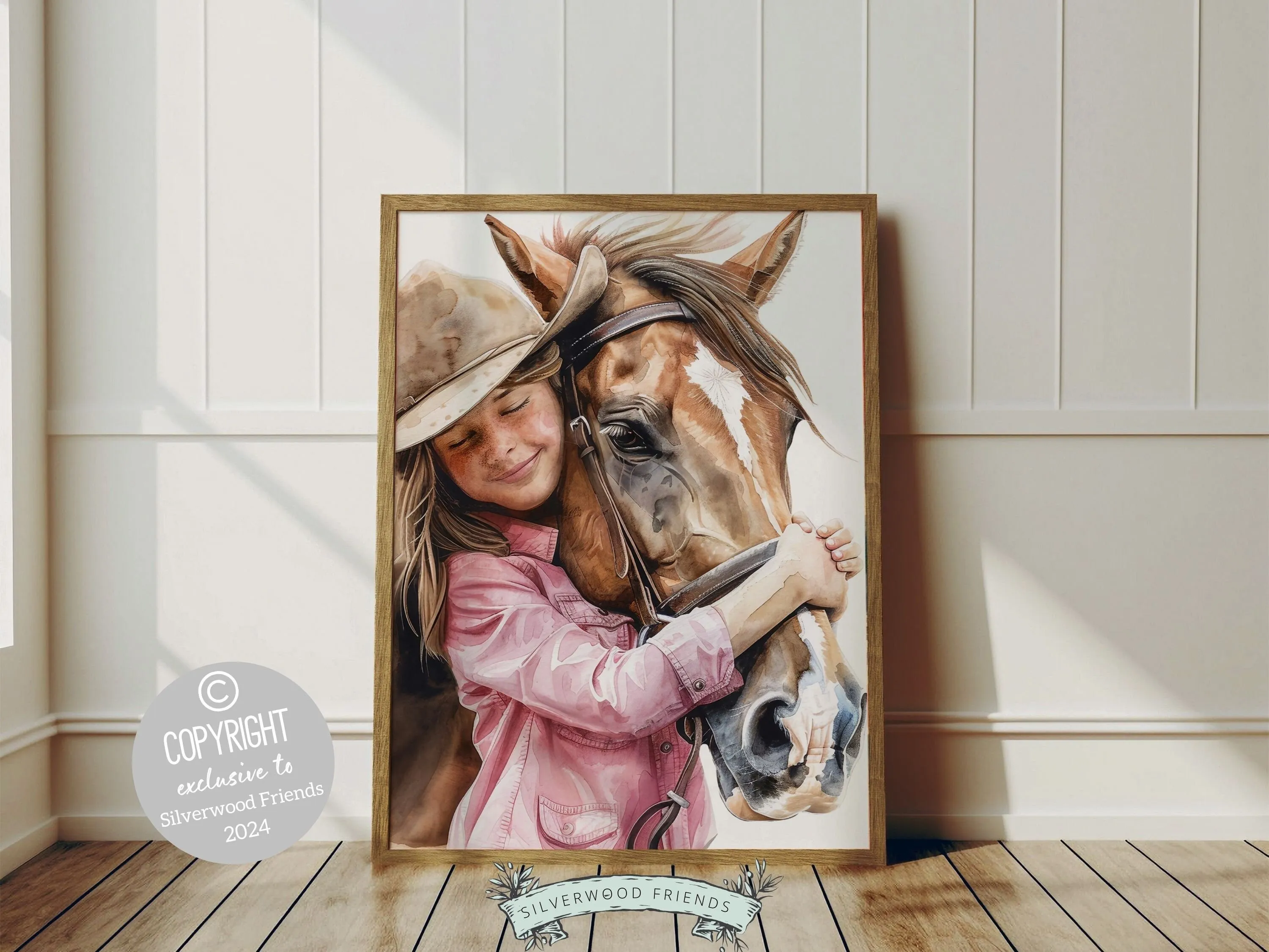 Little Cowgirl Nursery Print - 005