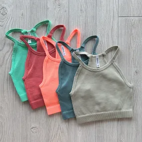 Luna Ribbed Crop • Austin Collection