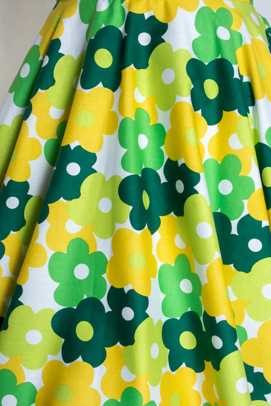 MB Circle Skirt - Pop Flower, Green *sale