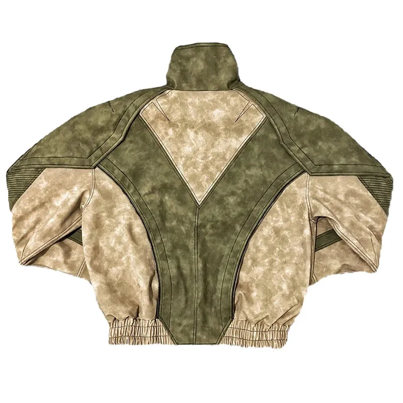 Men's High Streetwear Vintage Oversized PU Leather Jacket
