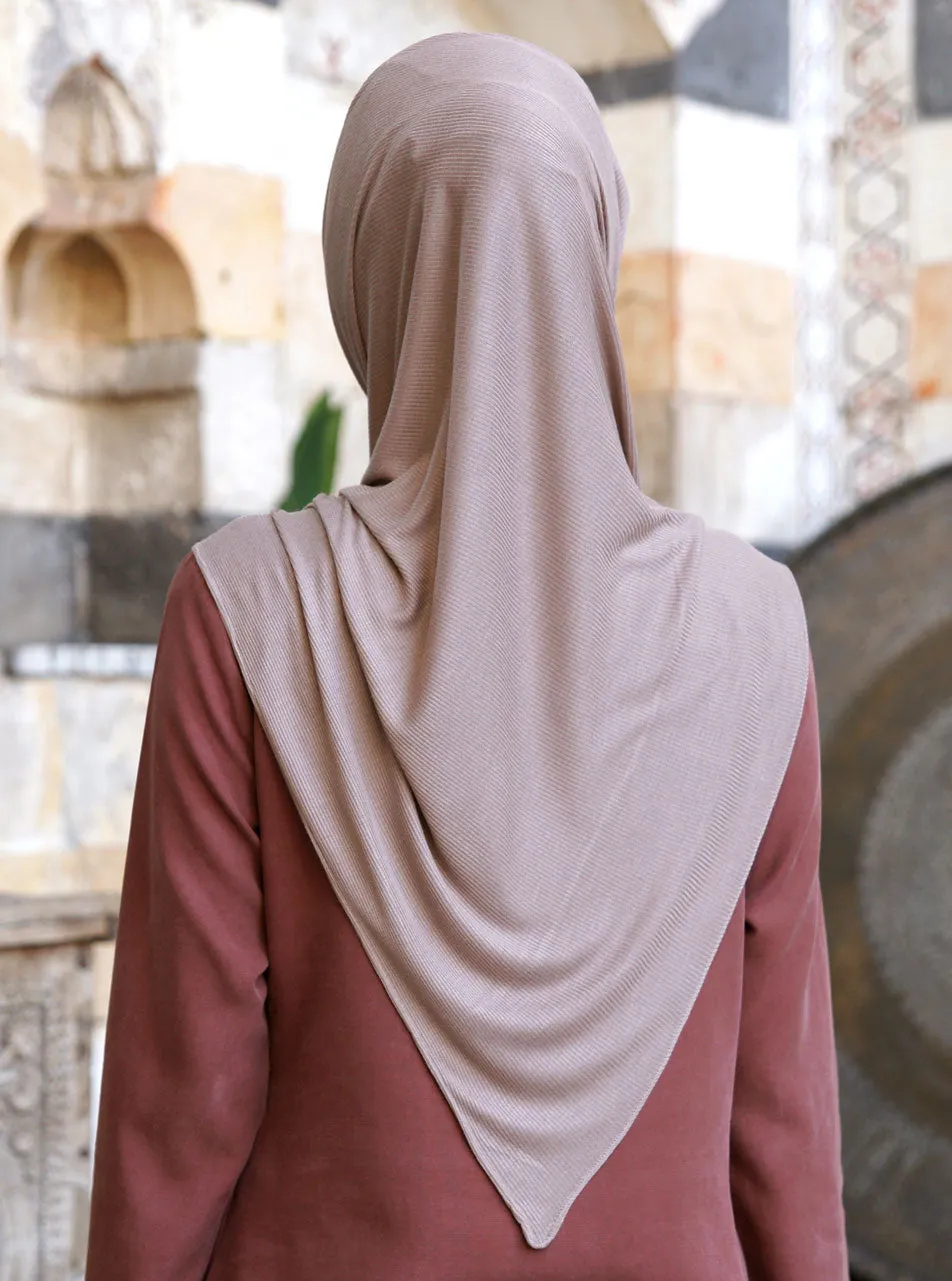 Modal Rib Jersey Maxi Hijab