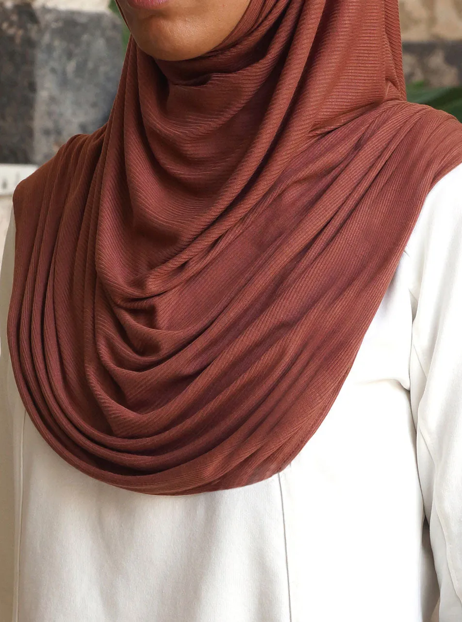 Modal Rib Jersey Maxi Hijab