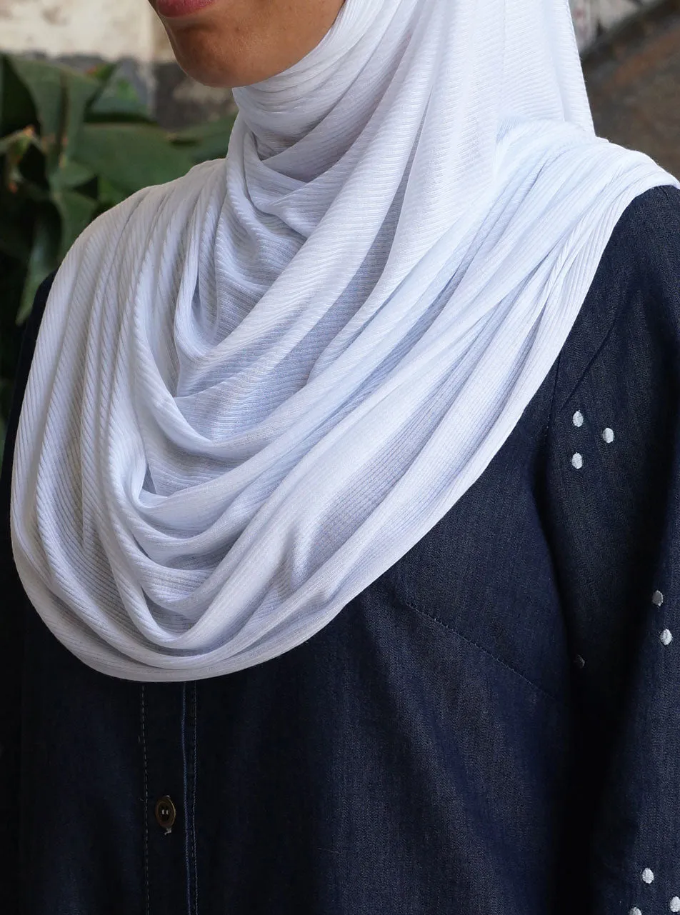 Modal Rib Jersey Maxi Hijab