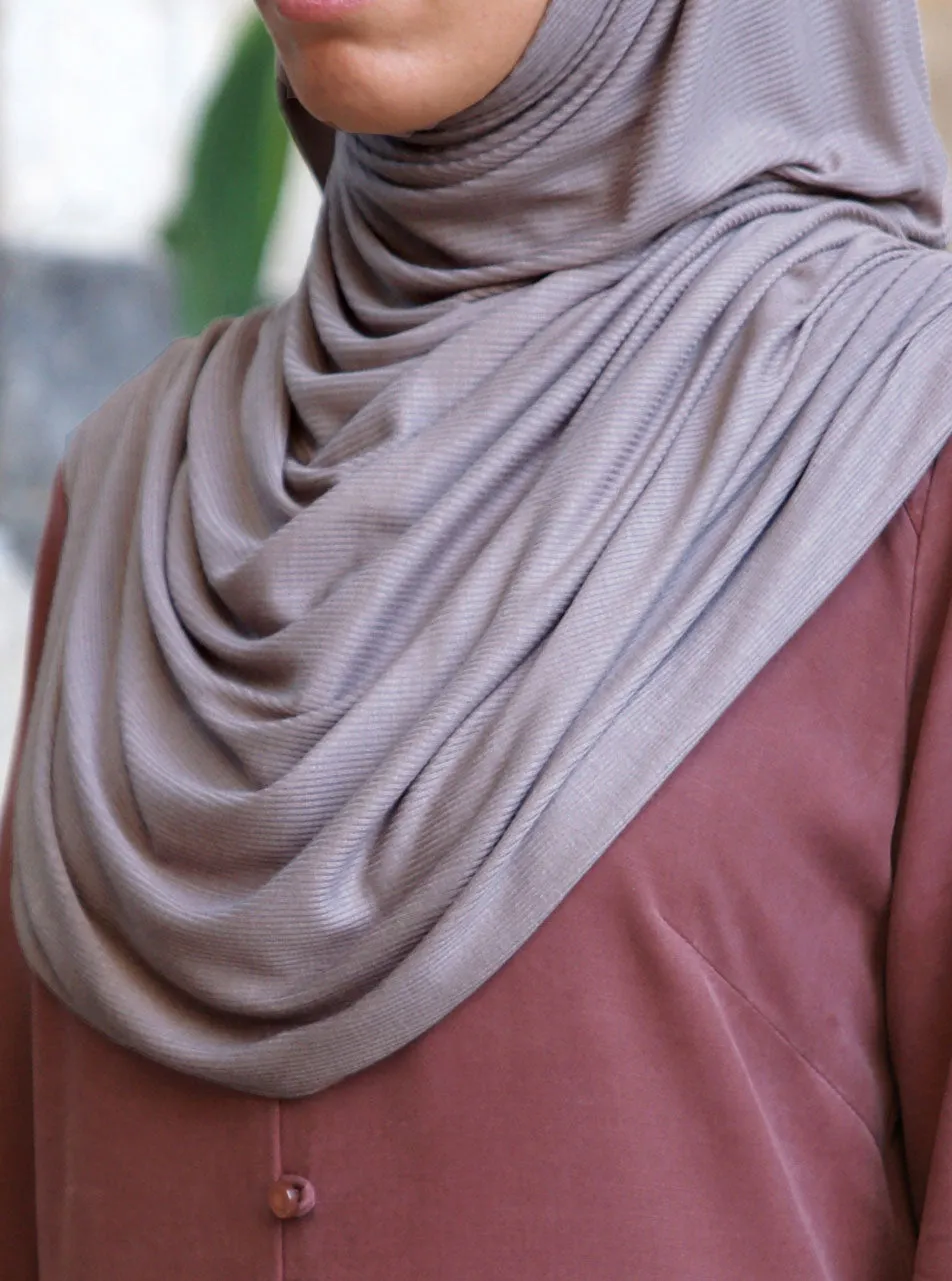 Modal Rib Jersey Maxi Hijab