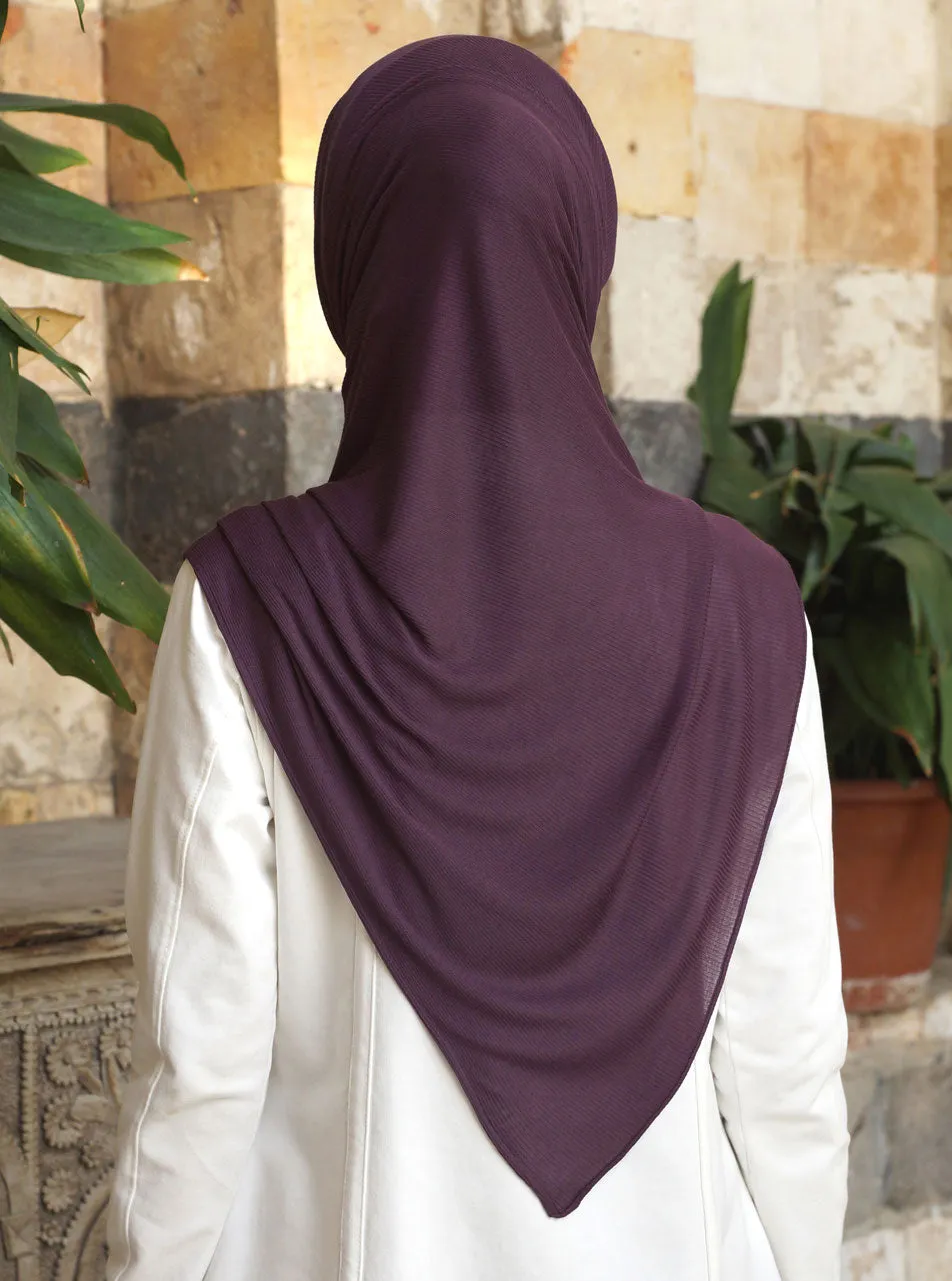 Modal Rib Jersey Maxi Hijab
