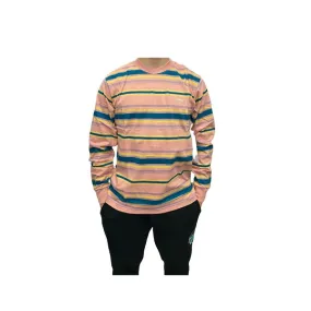 Obey T-shirt manica lunga Higland  131030115 pink multi