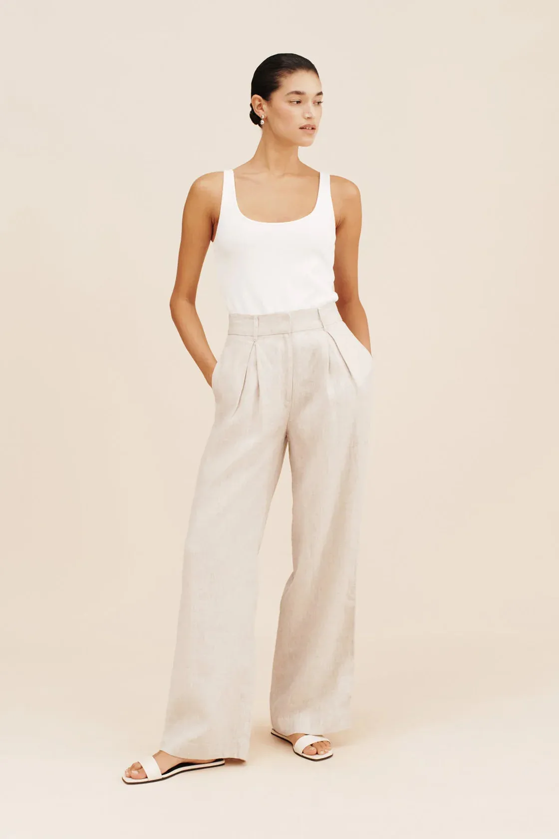 Presley Trousers in Natural