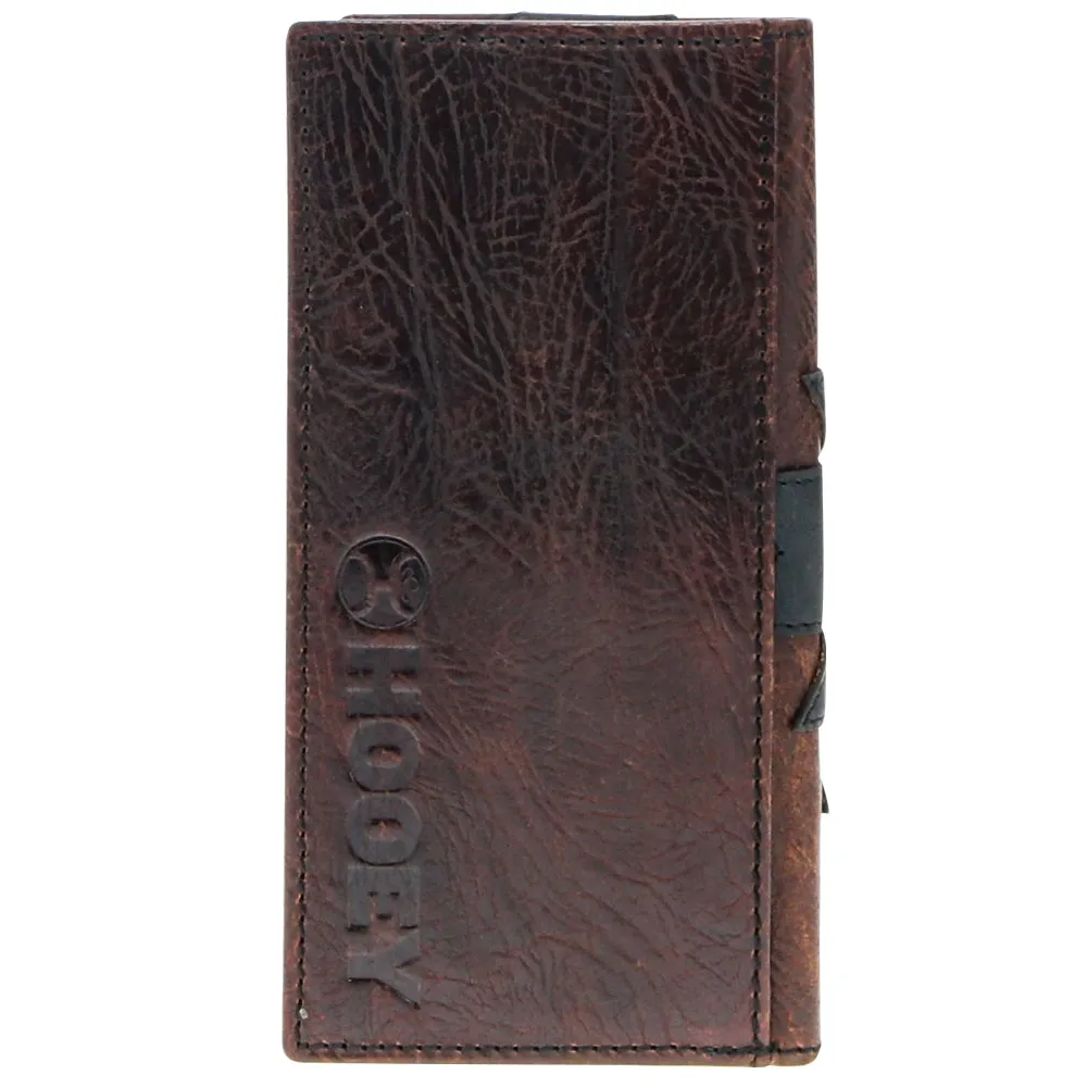 "Kai" Brown/Black & Tan Patchwork Rodeo Hooey Wallet