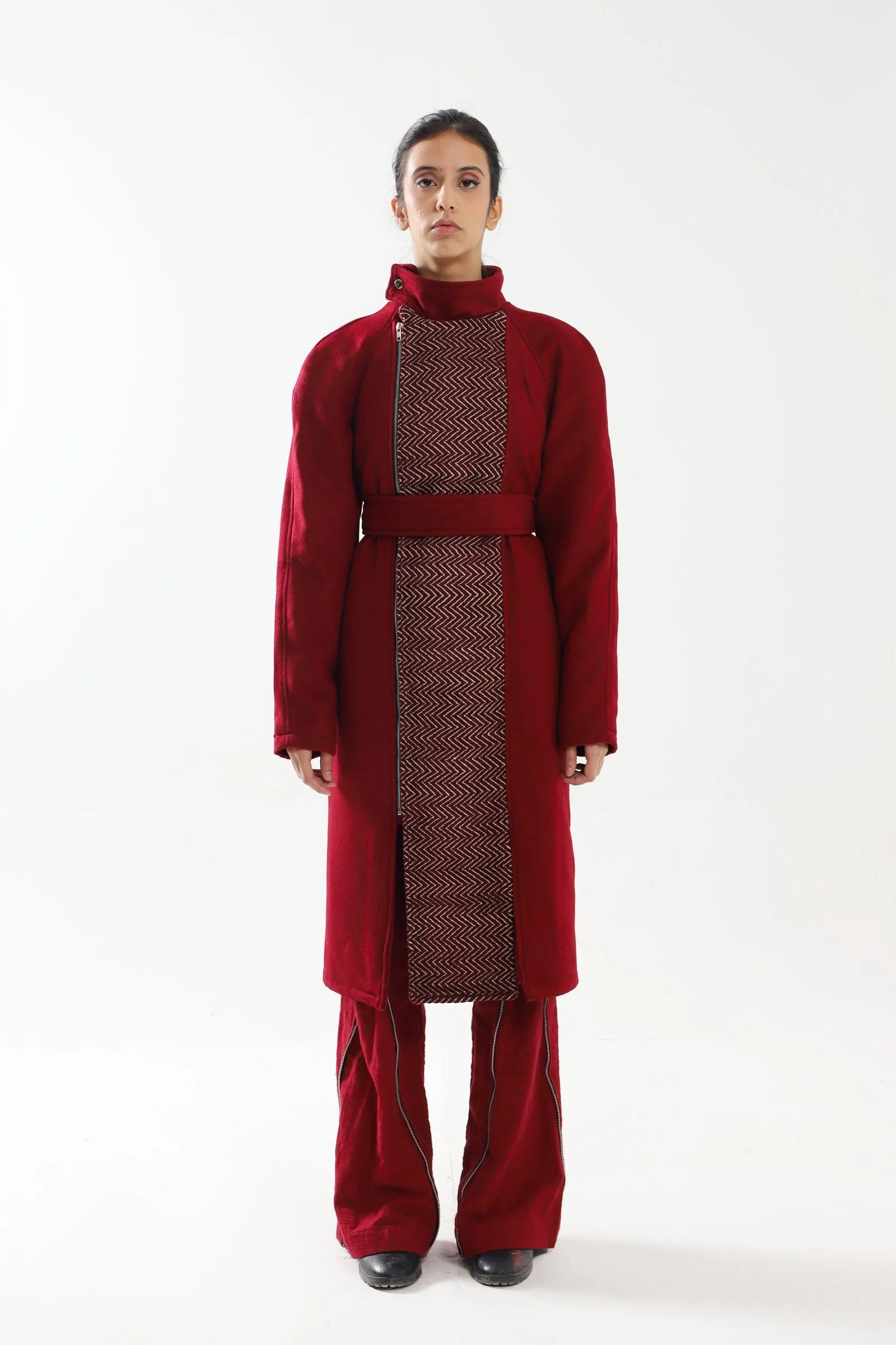 RED LADIES KHADDAR PANT