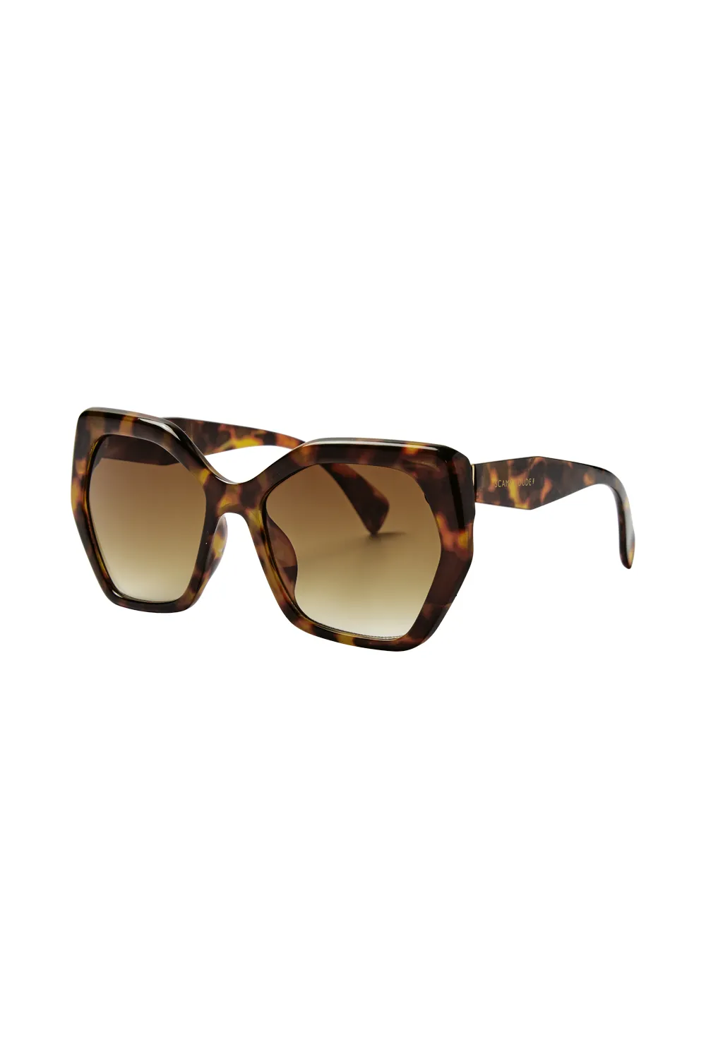 Sofia Tortoiseshell Oversized Sunglasses