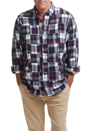 Straight Wharf Shirt Juno Patch Madras Flannel